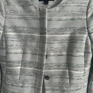 Ann Taylor Factory Women's Textured Gray Suit